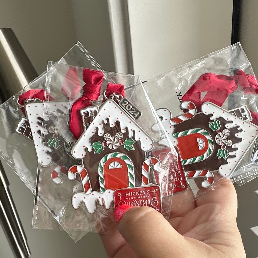 Mickey's Very Merry Christmas Ornaments set of 3 BRAND NEW
